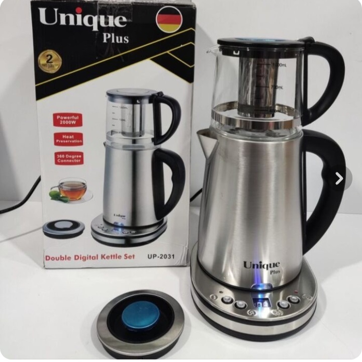 چای ساز روهمی یونیک مدل UP-2031 ظرفیت ۱.۸ لیتر و ۱ لیتر